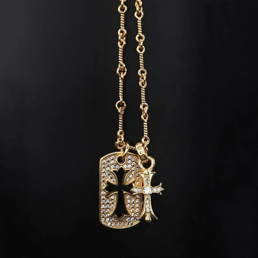 Chrome Hearts XS FILIGREE CROSS PENDANT WITH BAIL