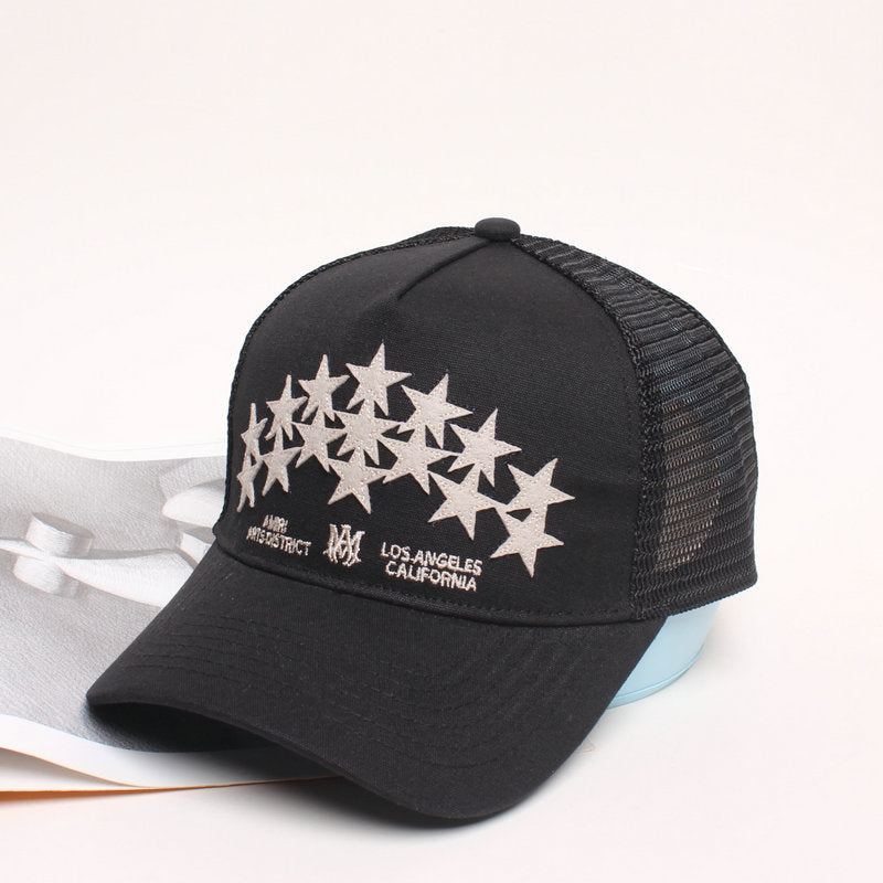 AMIRI  star-patch panelled trucker cap