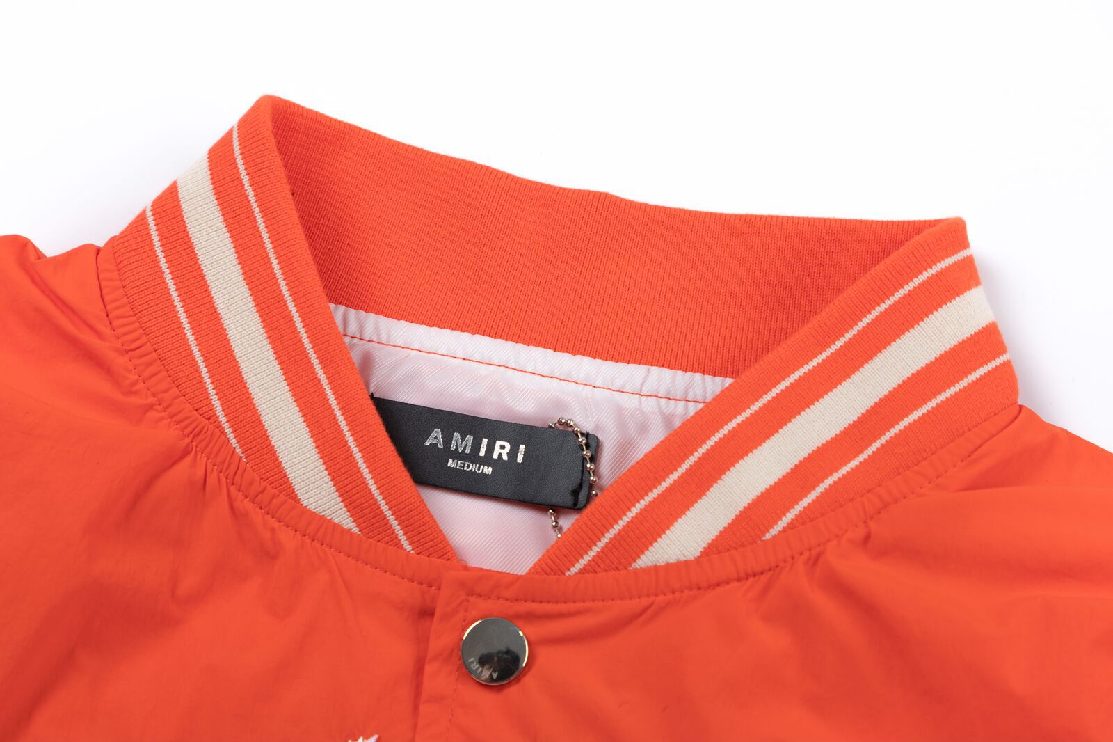 AMIRI Logo-Appliquรฉd Padded Shell Bomber Jacket
