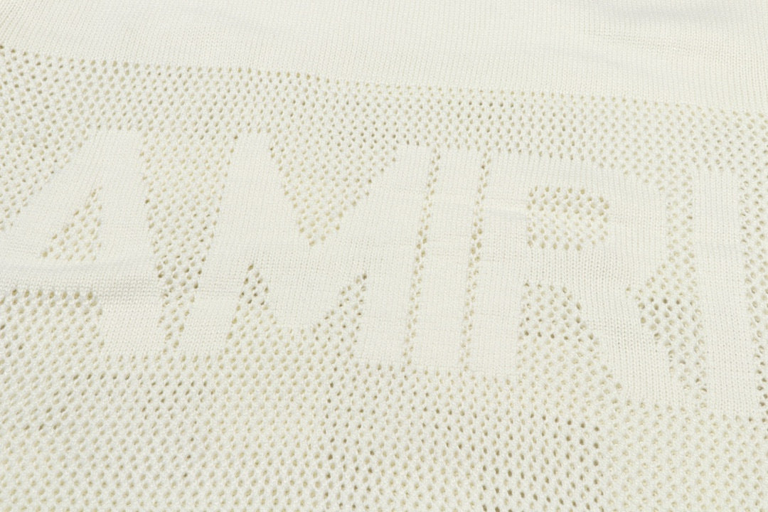 AMIRI Logo-Embossed Fine Knit Jumper