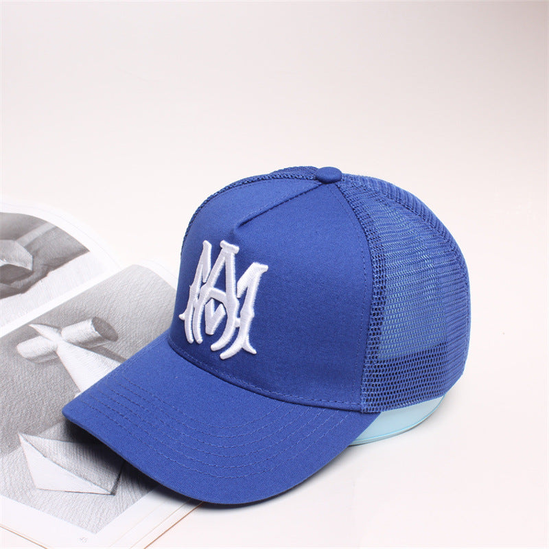 AMIRI Logo Baseball Caps Blue