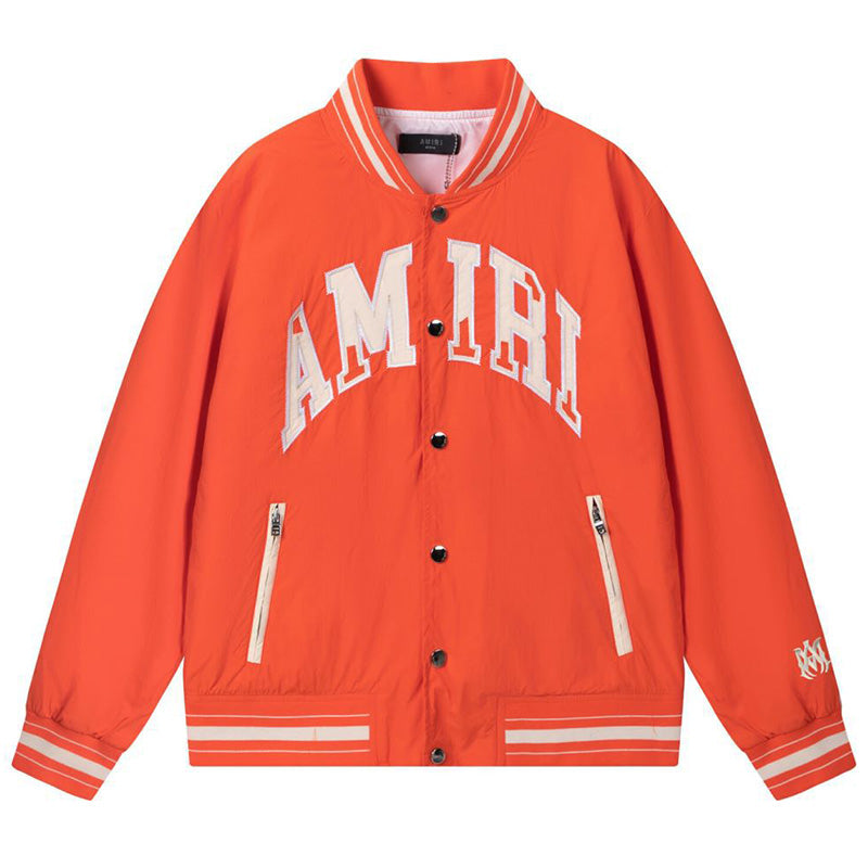 AMIRI Logo-Appliquรฉd Padded Shell Bomber Jacket