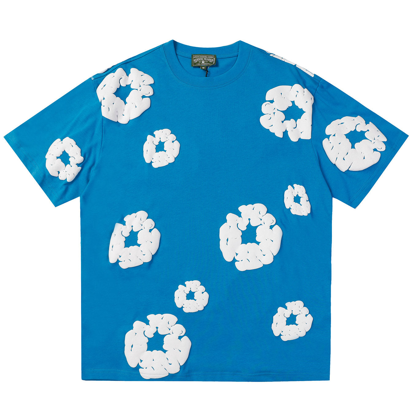 Denim Tears Men's Blue T-shirt