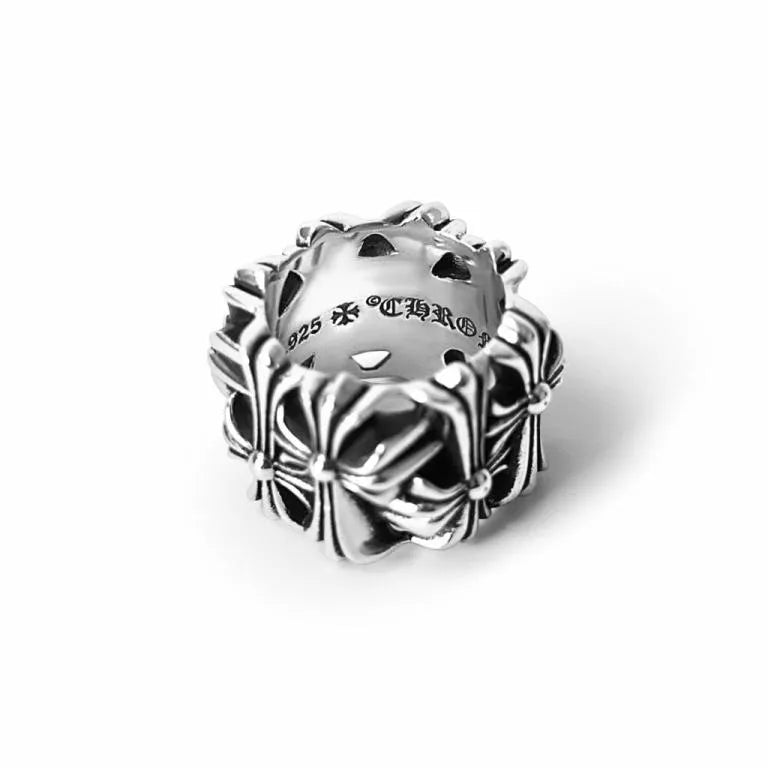 CHROME HEARTS SQUARE CEMETERY RING 9